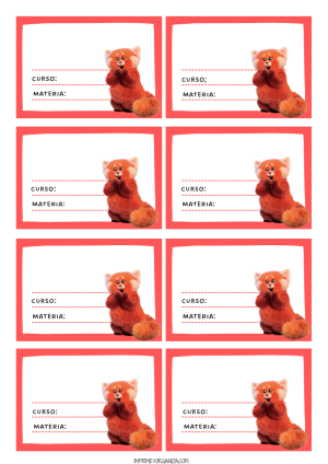 Etiquetas Red